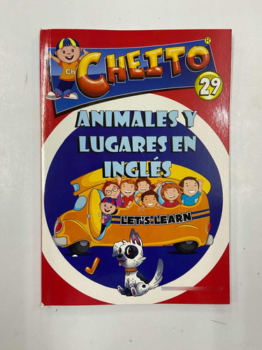 Cartilla Cheito #29 Animales Y Lugares En Inglés