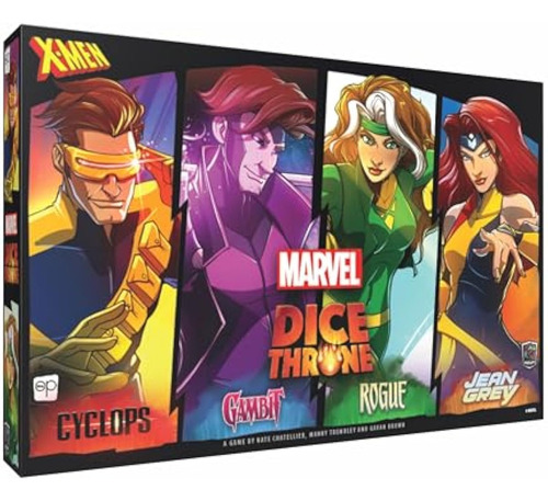 Marvel X-men Dice Throne Box 2, Caja De 4 Héroes