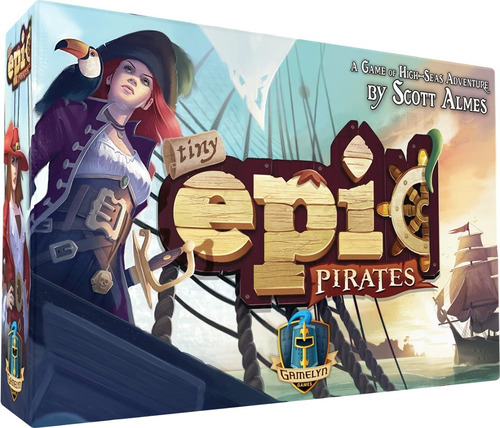 Gamelyn Tiny Epic Pirate Board Game Tabuleiro