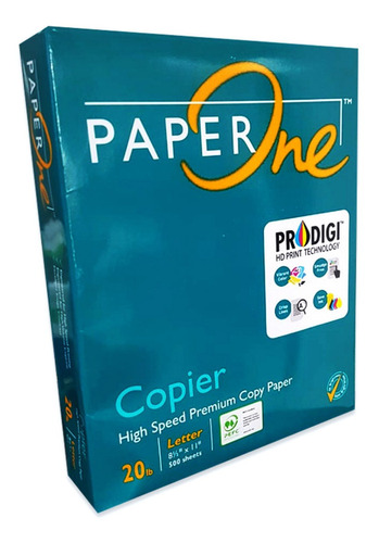 Paquete De Papel Bond Carta Paper 75gr 95% Blancura 500hojas