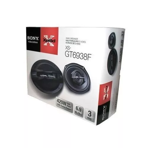 Altavoces coche  Sony XS-GT6938F 3 vías, 6x9, 420W