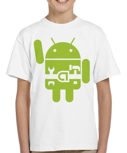 Remera De Niño Android Tecnico Informatica