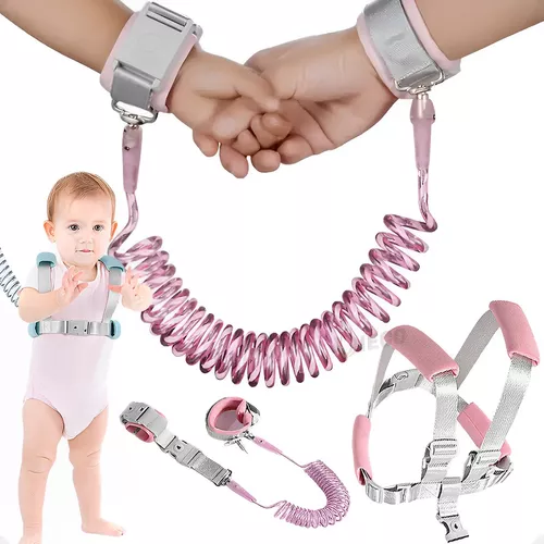 Pulsera Rosa Antipérdida Niños Pequeños Correa Primavera - Temu Chile