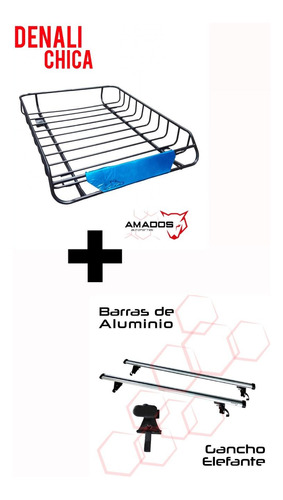 Canastillas Kit Barras Aveo Beat Spark Aluminio