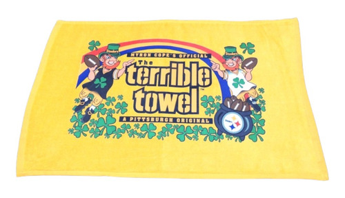 Toalla Terrible Terrible Towel Dia San Patricio Steelers Nfl