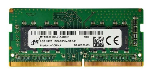Micron Memoria Ram Para Portatil Ddr Rx Pc- Sa So-dimm