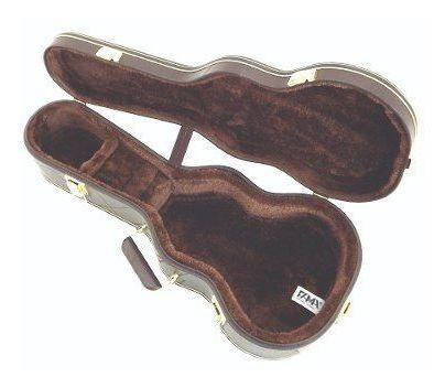 Case Para Cavaquinho Extra Luxo Marrom Café Com 3 Fechos