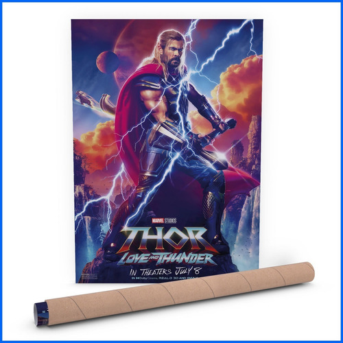 Poster Marvel Thor Thunder & Love Thor - 56x86cm