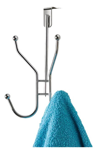 Perchero Para Puerta Betterware 4 Perchas Cromado Cod. 12407