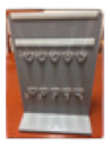 Exhibidor Multiple Vertical Con 10 Ganchos