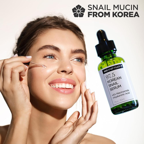 So Snail Mucin 97.5% Snail Mucin Serum - Korean Niacinamida