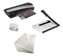 Comprar Termolaminadora + Guillotina + 100 Micas A4 + 100 Carnet