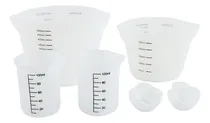 Comprar Vasos Medidores De Silicona De 6 Piezas Para Resina Epoxi