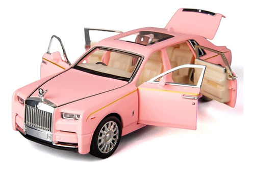 Aleación Coleccionable Pink Rolls Royce Phantom Toy Pu...
