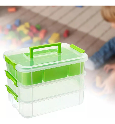 Hu N Caja Almacenamiento Apilable For Niños, Contenedor