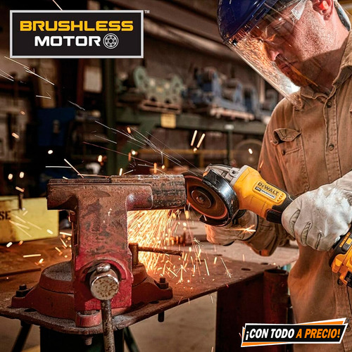Esmeriladora Angular 4-1/2 Brushless 20v Xr Dewalt Dcg413b