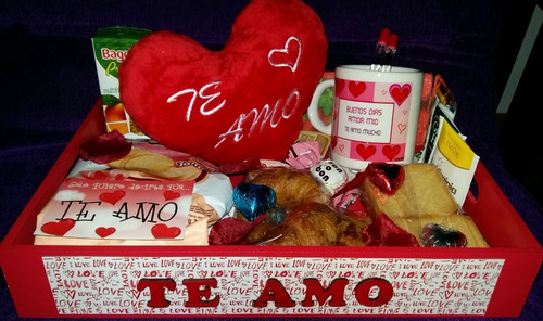 Desayuno Domicilio Romantico Corazon Dia De Los Enamorados