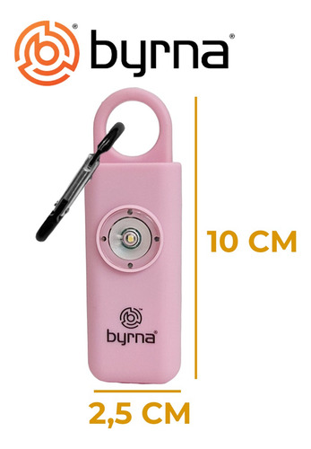 Imagen 2 de 10 de Alarma Sonora Defensa Personal Byrna 130 Db Super Potente