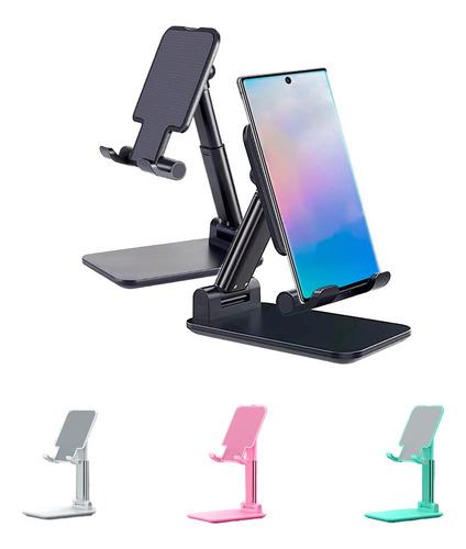 Suporte Para Celular Apoio De Mesa Ajustável E Articulado