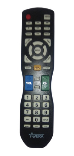 Imagen 1 de 1 de Control Remoto Para Tv Avera 40aer10n / 40aer10 Sin Tapa