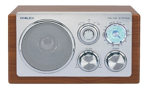 Radio Vintage De Madera Am/fm Noblex Rx40m