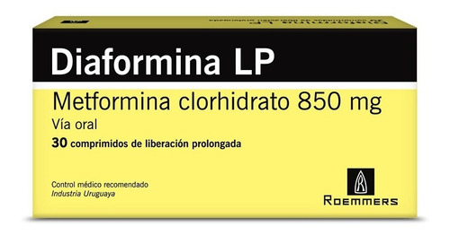 Diaformina® Lp 850mg X 30 Comprimidos