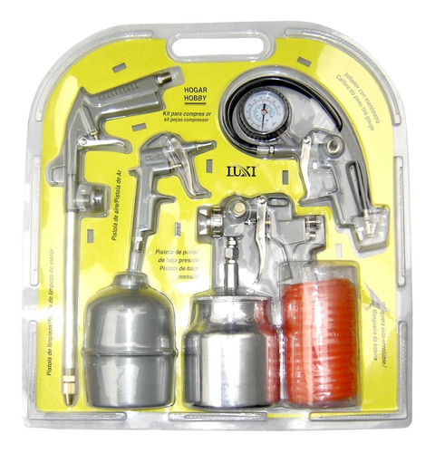 Kit De Pistola Para Pintar 5 Piezas L-2000a8*