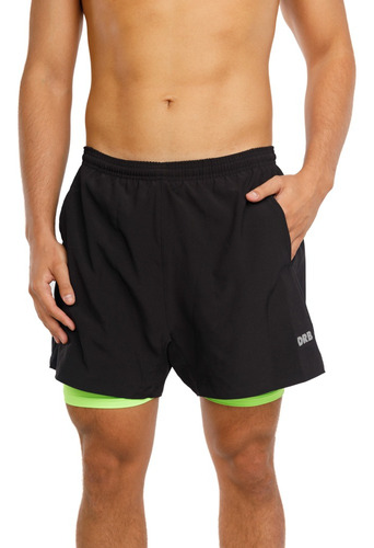 Short Running Allen Dribbling Adulto Deportivo Con Calza