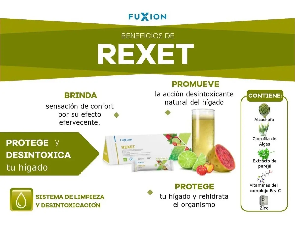 Fuxion Rexet Desintoxicante | Mercado Libre
