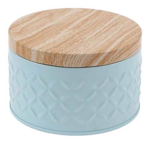 Latas Cilíndricas Deco C/tapa De Madera Multiusos Set 12pzs