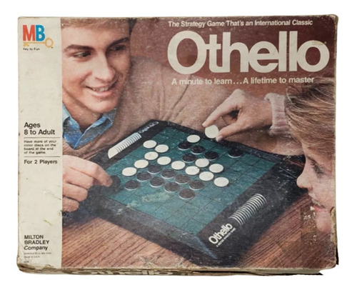 Juego De Mesa Othello, De Milton Bradley, 70s (detalles)