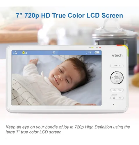 Monitor De Vídeo Para Bebés Vtech Rm7766-2hd Smart Wi-fi 108