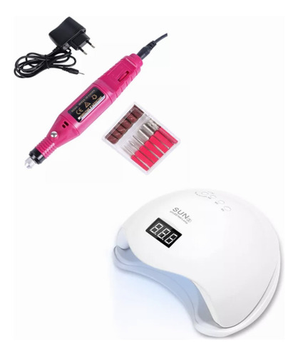 Lámpara 48w Sun5 Led Uv+ Torno Manicure Uñas Electrónica