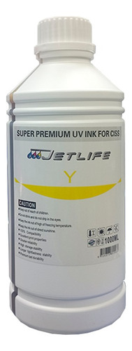 Tinta Compatible 1 Litro Uv Yellow Epson Seire L Jetlife