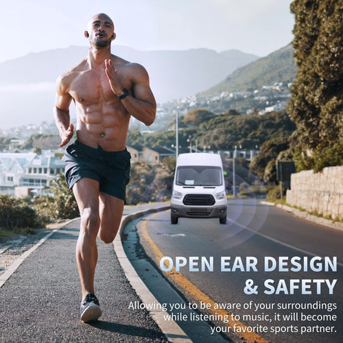 Auriculares De Conducción Ósea Wigfar Premium Open-ear Bluet
