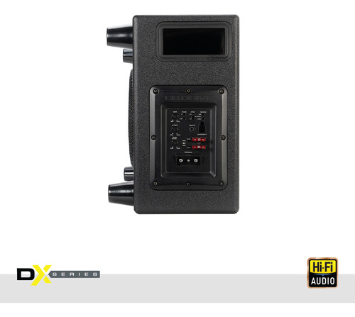 Subwoofer Amplificado Con Cajón Para Automóvil Db Drive Dx-bc8a Dx Series 8 Pulgadas 300 Watts Mdf Con Controlador De Bajos Color Negro