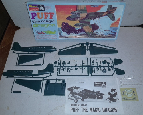 Avion Douglas Ac-47 Puff The Magic Dragon Kit Monogram 1/90 (Usado)