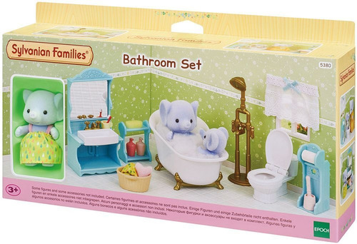 Sylvanian Families Set Baño Accesorios Juguete Niños Figura®