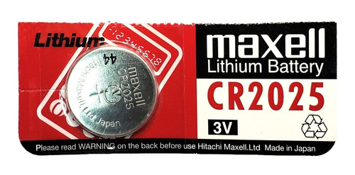 Pila Maxell Cr2025 Litio Unidad