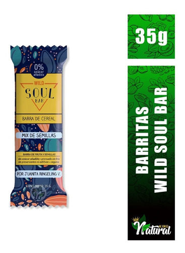 Barrita Mix De Semillas Wild Soul Bar 35g Natural King