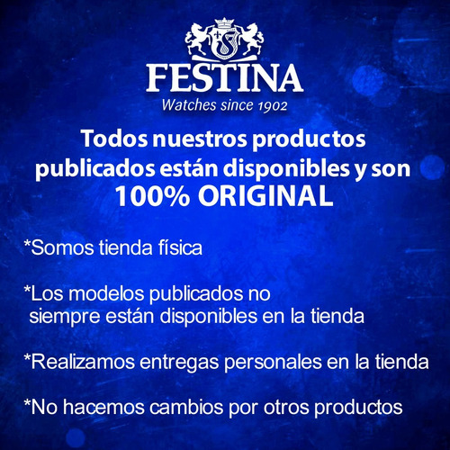 Imagen 3 de 3 de Reloj Festina Da18ac29mi F16333-1