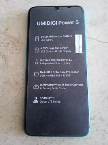 Pantalla Completa Con Marco Original Umidigi Power 5