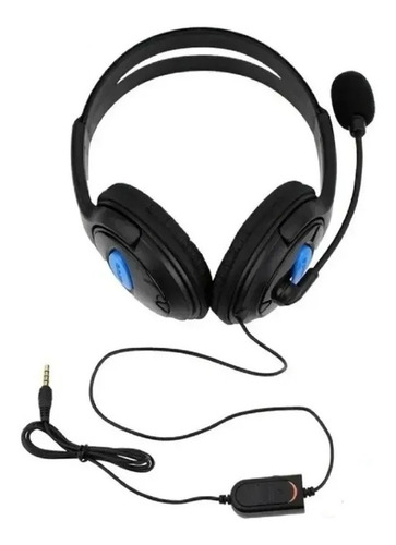 Diadema Para Ps4 - One - Con Mic Y Control De Volumen Cable
