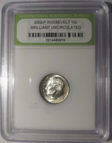 Roosevelt 2002-p 10c Brilliant Uncirculated