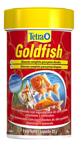 Tetra Goldfish Flakes 20g Ração P/ Kinguios E Carpas Mlfull