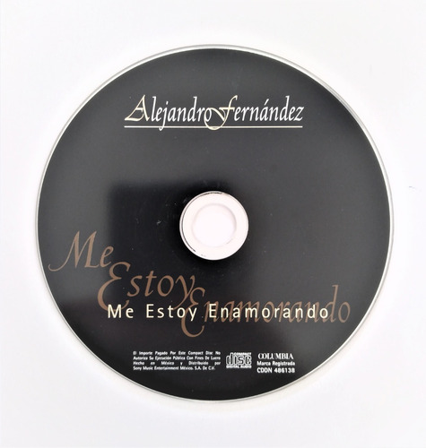 Alejandro Fernandez Cd Me Estoy Enamorando (Usado)