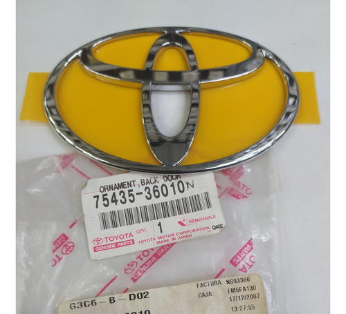 Emblema Original Toyota Dyna Coaster 14b
