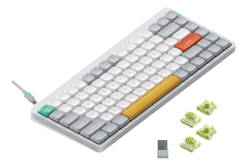 Nuphy Air75 V2 - Teclado Mecanico Portatil Al 75%, Teclado I