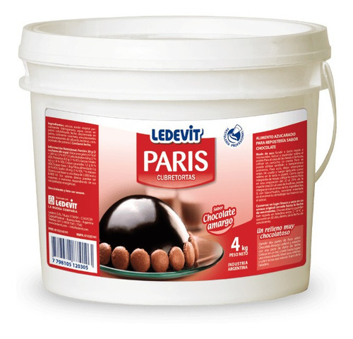 Crema Paris Ledevit, Balde X 4 Kilos Descuento Retiro Local