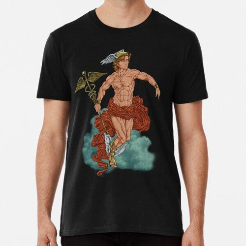 Remera Dios De La Mitología Griega - Hermes Algodon Premium